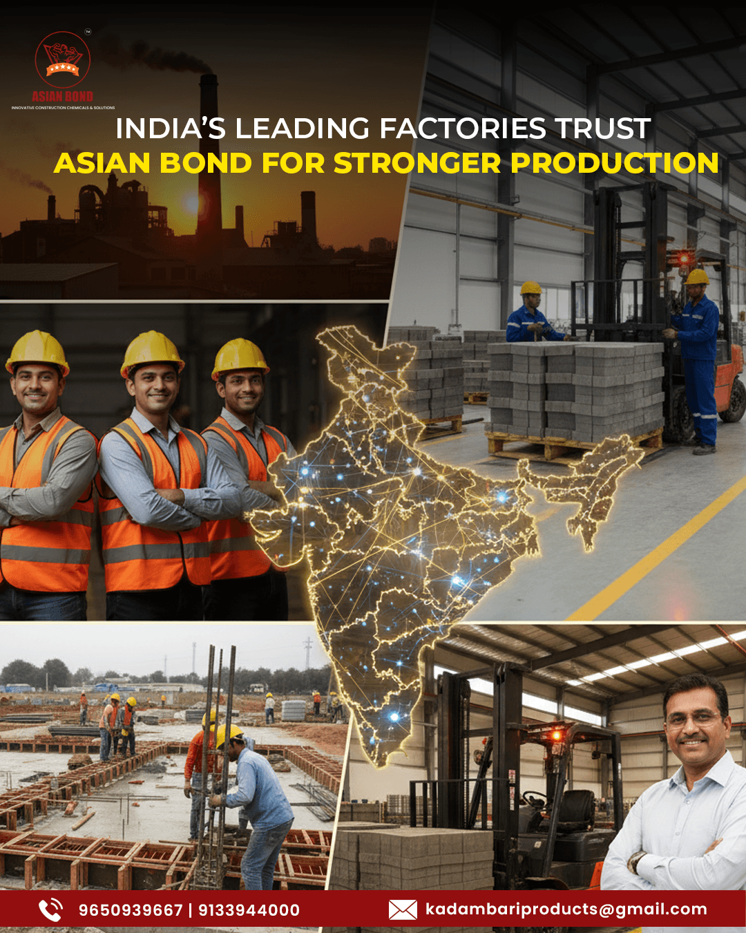 Asianbond 25 kg Cement Concrete Hardener Stands Out in India