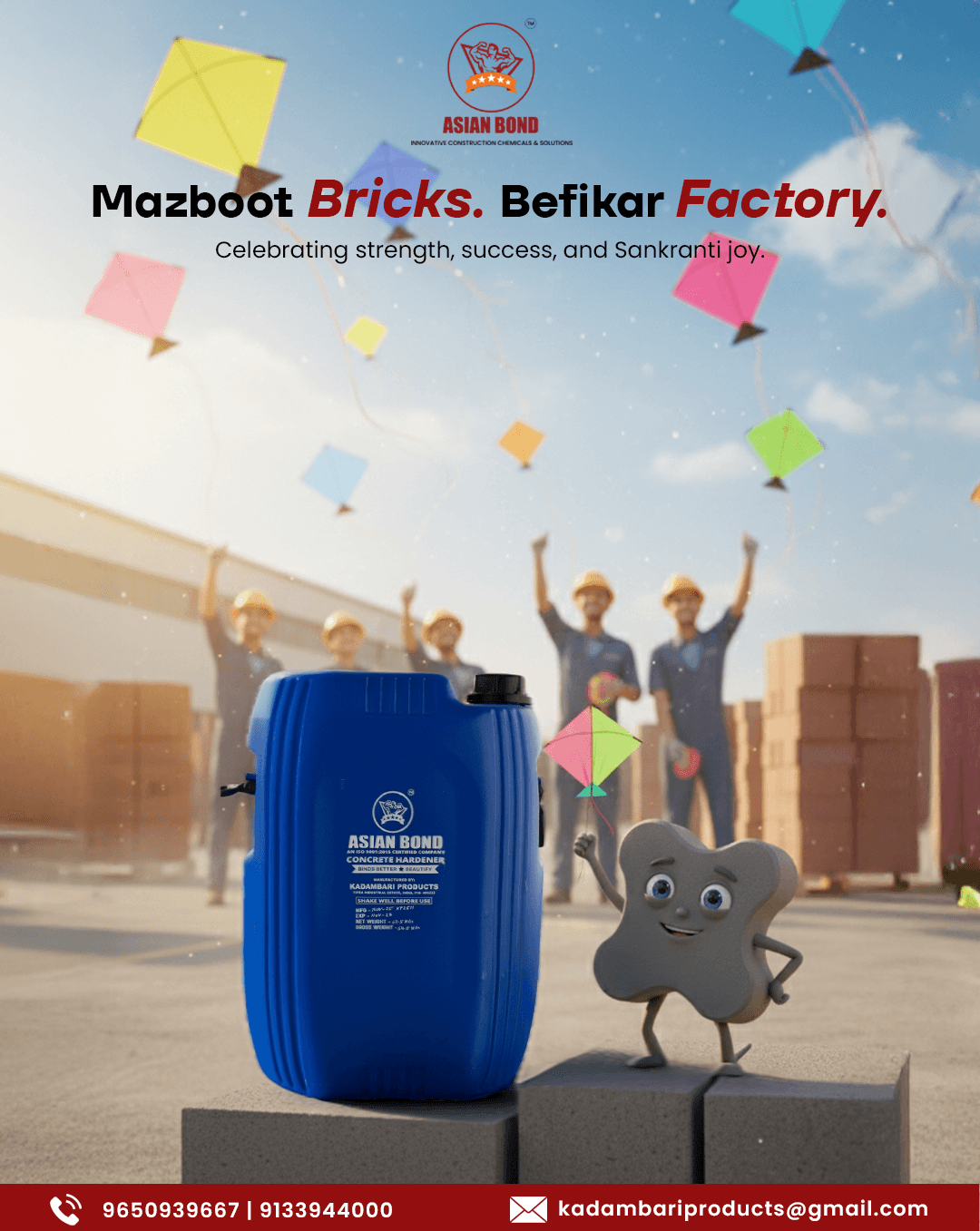 Concrete Hardener for Airport Hangars and Logistics Yards with AsianBond